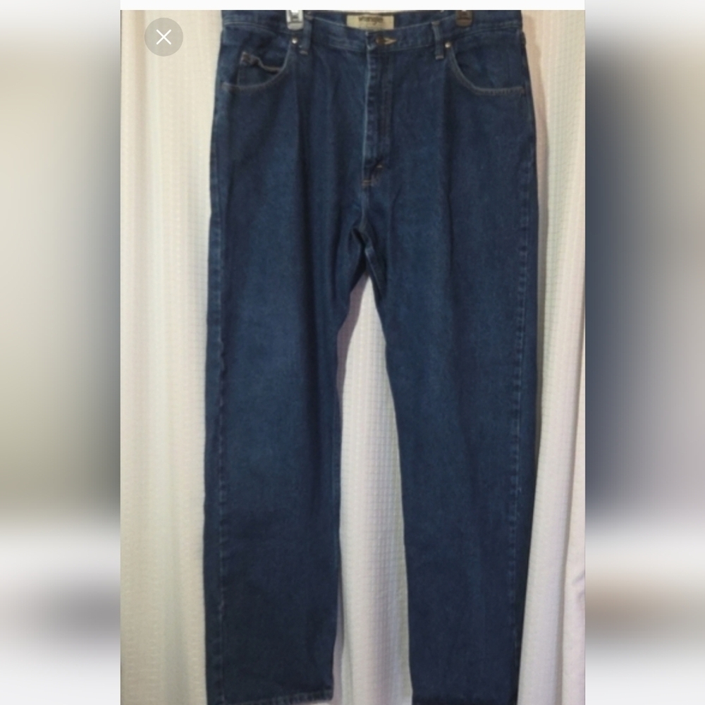 Wrangler Authentics Men’s 40x34 Dark Wash Jeans EUC